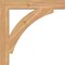 Ekena Millwork Thorton Block Smooth Bracket, Western Red Cedar, 3 1/2"W x 26"D x 26"H BKT04X26X26THR05SWR - alternate 3